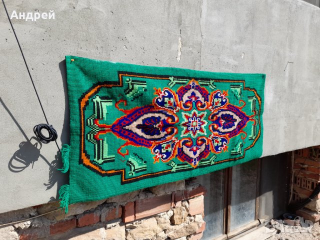 Старинен ковьор,покривка за стена #61, снимка 3 - Антикварни и старинни предмети - 34007885