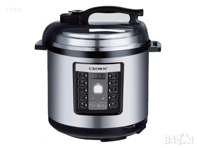 НОВИ! Мултикукър под налягане Crown 1000W 6 л 11 програми