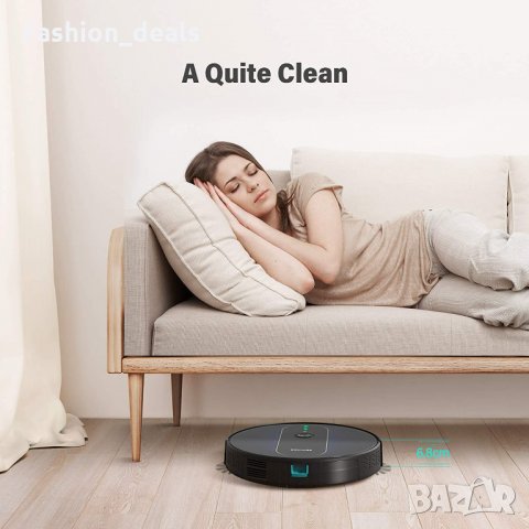 Нова силно смукателна тиха прахосмукачка робот с моп, Wi-Fi и Alexa, снимка 4 - Прахосмукачки - 33757161
