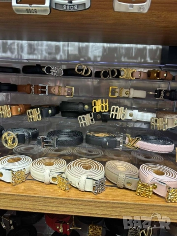 колани от естествена кожа в кутия celine hermes ysl saint laurent , снимка 6 - Колани - 51699964