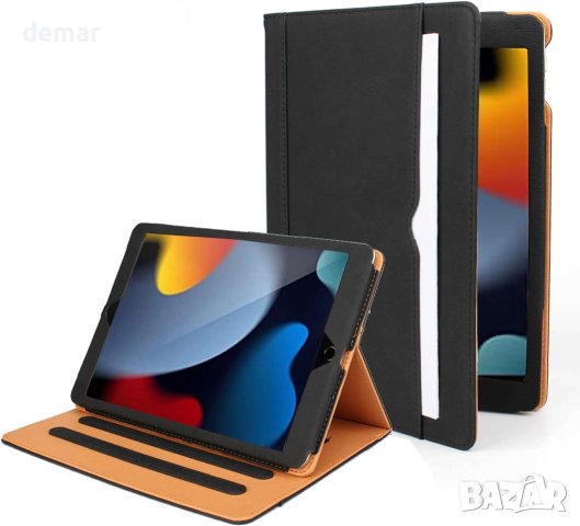 Калъф AM с джоб за iPad 2021/2020/2019 (10,2-инча) (черен)