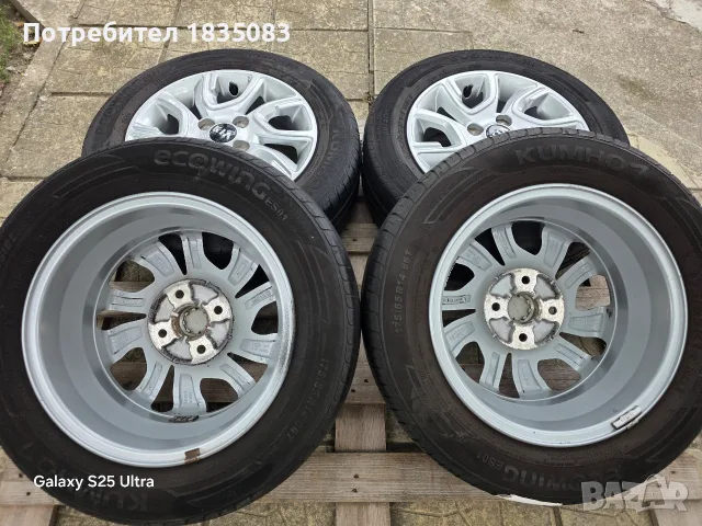 Лети джанти 14ки 4х100 Kia + летни гуми 175/65/14, снимка 10 - Гуми и джанти - 56244210