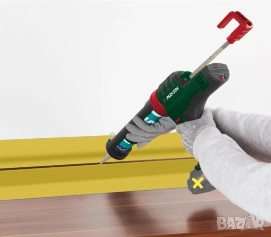 акумулаторен пистолет за силикон Парксайд /Parkside , снимка 3 - Други инструменти - 53232841