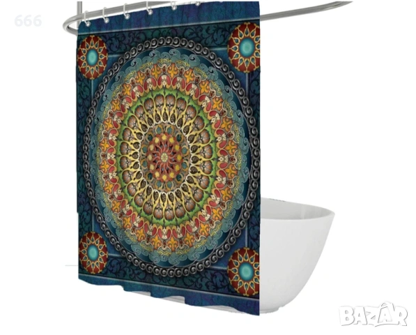 Завеса за баня 1.80см / 1.80см