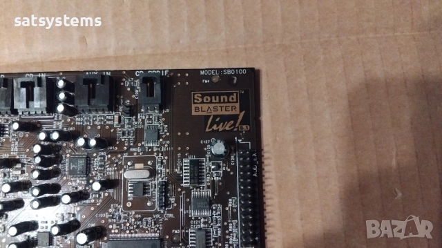 Звукова карта Creative Labs Sound Blaster Live! SB0100 5.1 Channel PCI, снимка 7 - Други - 49418390