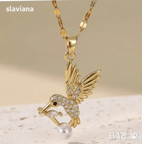 дамски колиета изработени от медицинско злато , снимка 15 - Колиета, медальони, синджири - 48355528