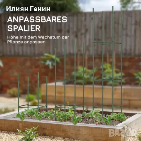 Комплект опори за растения, снимка 3 - Градински цветя и растения - 47777863