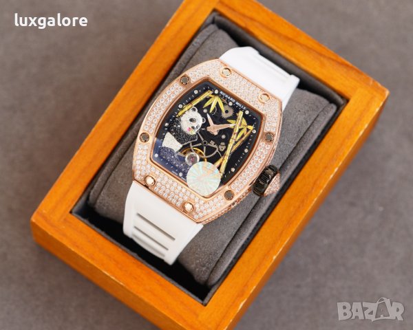 Дамски часовник Richard Mille RM26-01 Tourbillon Panda с автоматичен механизъм, снимка 3 - Дамски - 44493216