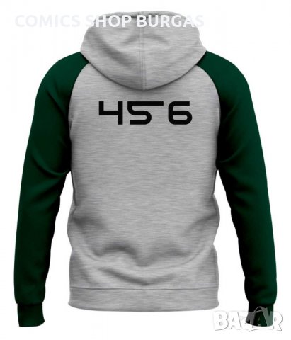 Суичър унисекс двуцветен без цип SQUID GAME, снимка 3 - Суичъри - 34981420