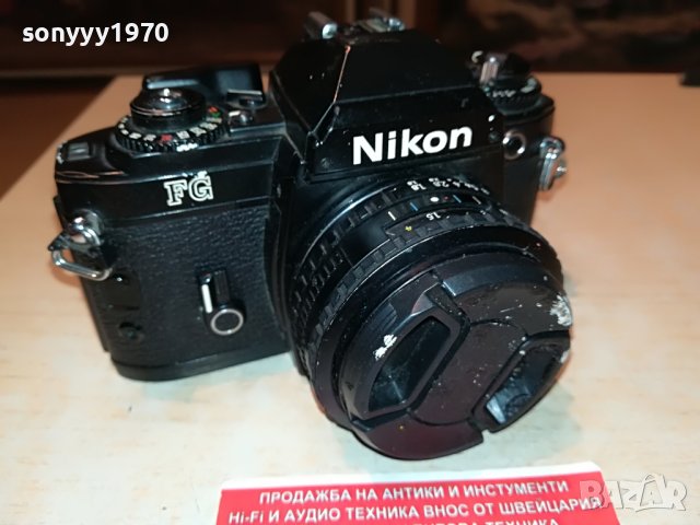 NIKON FG-MADE IN JAPAN-ВНОС FRANCE 2905222039, снимка 5 - Фотоапарати - 36914399