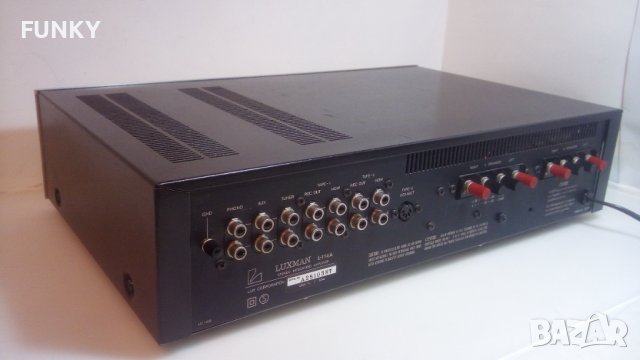 Luxman L-114A Solid State Stereo Integrated Amplifier (1981-82), снимка 7 - Ресийвъри, усилватели, смесителни пултове - 38844913