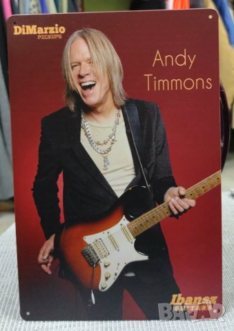 Andy Timmons-метална табела (плакет)