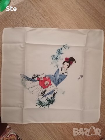 Ръчно рисувана кърпа от Япония, снимка 2 - Колекции - 37828559
