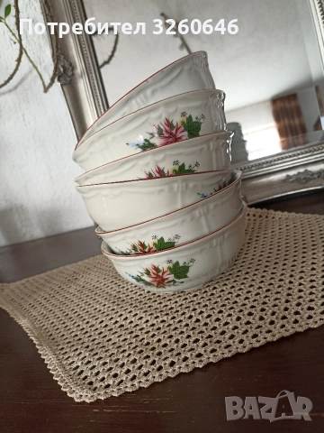 Стар български порцелан , снимка 2 - Чинии - 54231602