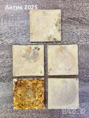 Комплект винтидж керамични плочки в стил Delft Blue, Нидерландия, снимка 2 - Антикварни и старинни предмети - 52790514