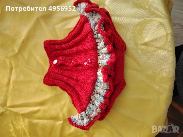 ръчно плетени бебешки и детски дрехи, снимка 15 - Детски Блузи и туники - 56184500
