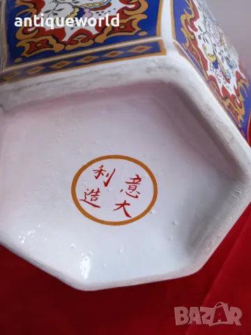 Стара Голяма КИТАЙСКА Ваза МАРКИРАНА!, снимка 6 - Антикварни и старинни предмети - 47900711