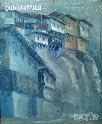 Стара картина, Изглед от В. Търново, 1970-те год.