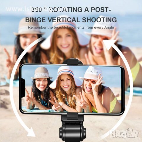 Селфи стик трипод за телефон или фотоапарат, Статив, Bluetooth дистанционно в комплекта - КОД 0869 , снимка 14 - Селфи стикове, аксесоари - 33763463