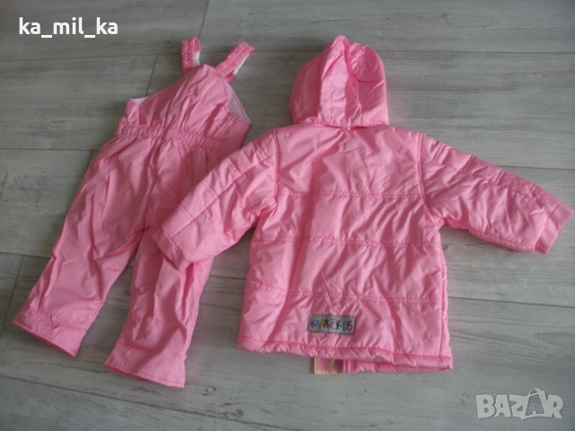 Детски комплект-зимен розов-нов, снимка 7 - Бебешки якета и елеци - 52916108
