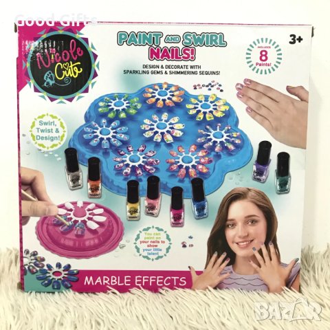 Детски комплект за маникюр с 8 лака