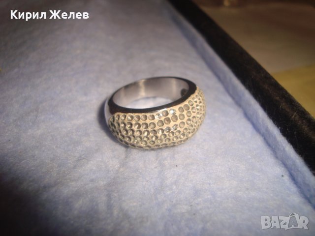 СТАР СТИЛЕН СРЕБРИСТ АРТ ПРЪСТЕН 27582, снимка 8 - Пръстени - 37442755