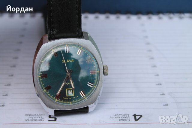 СССР часовник ''Слава'' мъжки 21 камъка , снимка 1 - Антикварни и старинни предмети - 40725017