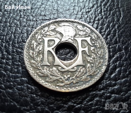 Стара монета 10 сантима 1922 г. Франция - топ !, снимка 9 - Нумизматика и бонистика - 42197844