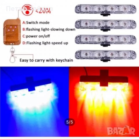 Сини Светлини за кола, снимка 2 - Аксесоари и консумативи - 39254952