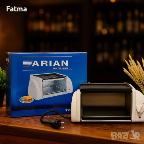 Компактен електрически грил Arian – бързо и равномерно печене