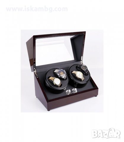 ЛУКСОЗНА КУТИЯ ЗА САМОНАВИВАЩИ ЧАСОВНИЦИ ЗА 4 БРОЯ - код 2176, снимка 15 - Други - 33947954