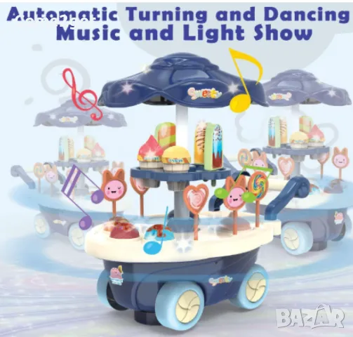 Детска количка със сладкиши и сладолед, снимка 4 - Други - 48473600