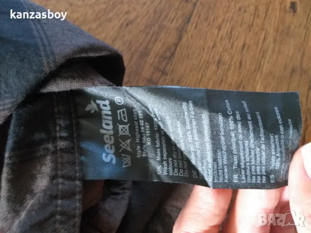 Seeland Highseat shirt in Hunter green - мъжка ловна риза КАТО НОВА 3ХЛ, снимка 9 - Ризи - 47559087