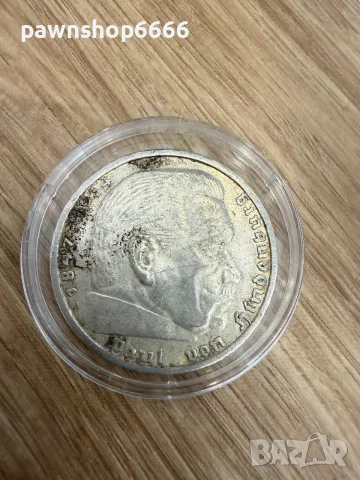 5 Райхсмарки (Германия) –  1936 г, снимка 6 - Нумизматика и бонистика - 56368783