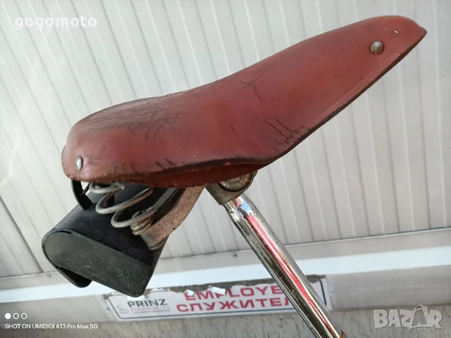 Ретро Седалка за велосипед, вело ретро седалка от естествена кожа , снимка 9 - Части за велосипеди - 49666912