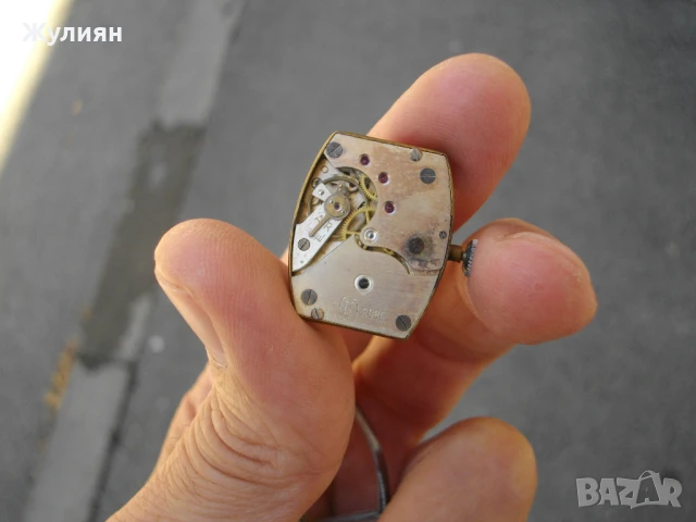 КОЛЕКЦИОНЕРСКИ ЧАСОВНИК АРТ ДЕКО FB 15 JEWELS ART DECO, снимка 9 - Антикварни и старинни предмети - 51429350