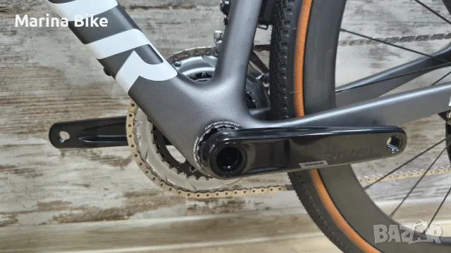 НОВ карбонов велосипед Factor LS Gravel CeramicSpeed SRAM Rival AXS Zipp 303S | 49, снимка 18 - Велосипеди - 56288166