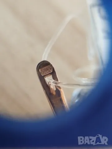 Руски златни обеци с рубини, снимка 6 - Обеци - 47652193