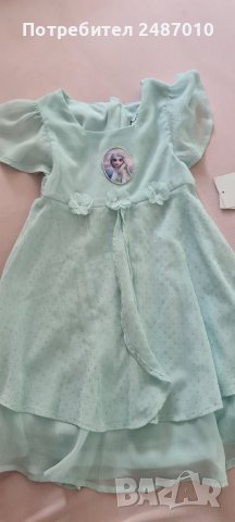 Детска рокля Елза, снимка 1 - Детски рокли и поли - 37115938