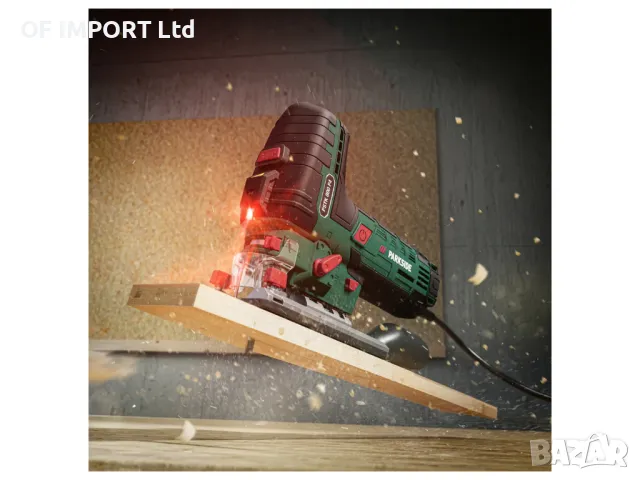 Махален Прободен Трион Зеге PARKSIDE PSTK 800 F4 с Лазерен Водач, снимка 5 - Измервателни инструменти - 48876832