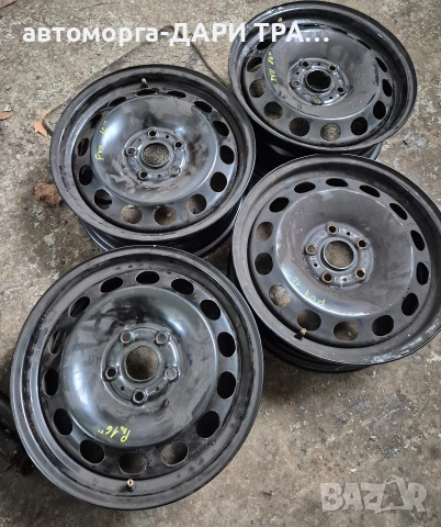 Джанти метални за Фолкваген/Ауди/Сеат/Шкода 16" (Като нови)