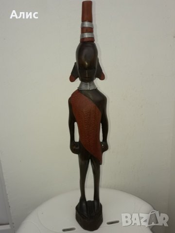 африканска дървена фигура,статуетка, снимка 9 - Статуетки - 38851654