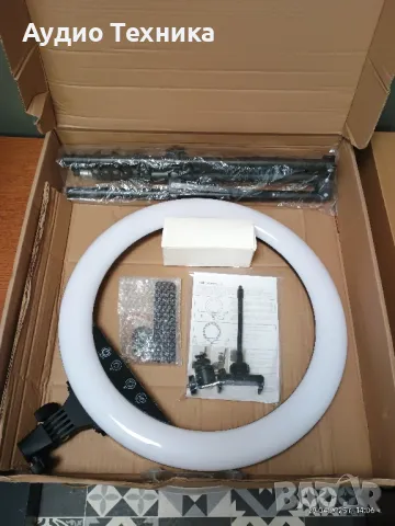 WISAMIC 18 инчова LED лампа със статив със сензорно и дистанционно управление , снимка 10 - Лед осветление - 50099166