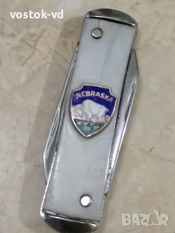 IDEAL USA NEBRASKA-МИНИ ДЖОБНО НОЖЧЕ , снимка 3 - Колекции - 56451405
