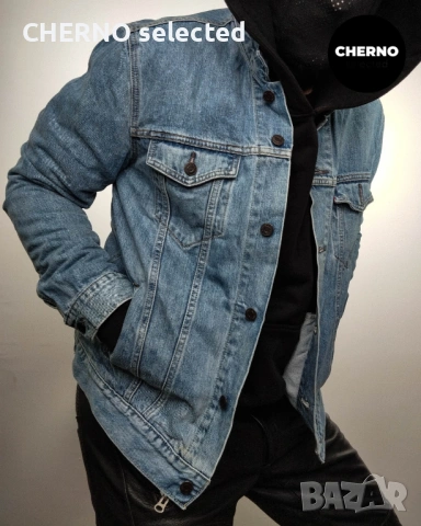 Мъжко синьо дънково яке LEVI’S Trucker Denim Jacket – размер L , снимка 6 - Якета - 54018870