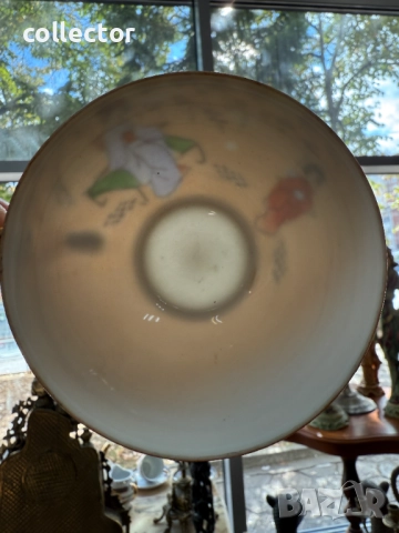 Китайски сервиз от костен порцелан. №7415, снимка 8 - Антикварни и старинни предмети - 51911187