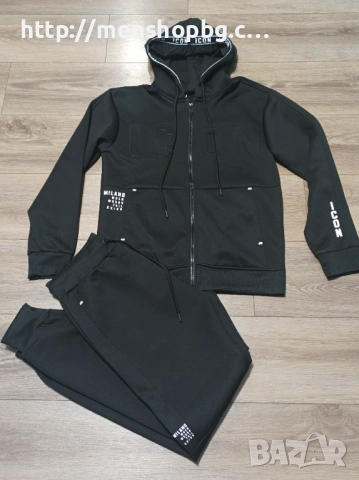 Мъжки екип код 01 -  черен, снимка 2 - Спортни дрехи, екипи - 53215095