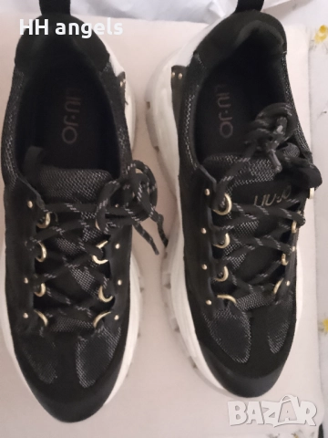 Liu Jo Wave черни сникърси на платформа, снимка 4 - Кецове - 52682655