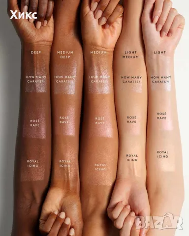 Хайлайтър за лице и тяло. Fenty Beauty By Rihanna Diamond Bomb All-Over Veil, снимка 3 - Декоративна козметика - 48420234