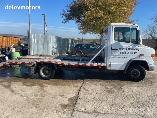 Mercedes Vario 612D 2.9TD, 122кс., 1998 г., пътна помощ, автовоз за два автомобила,лебедка 12 000LBS, снимка 5 - Камиони - 52589784